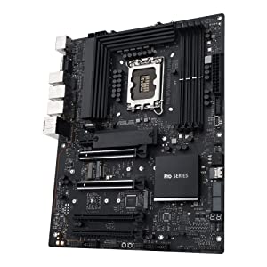 ASUS Pro WS W680-ACE IPMI Intel LGA1700 ATX workstation motherboard,2x PCIe 5.0x16 slot,DDR5,ECC memory,2x2.5 Gb Lan,3xM.2 slots,SlimSAS,BMC header,THUNDERBOLT4 Header,IPMI Expansion card bundled,ACCE