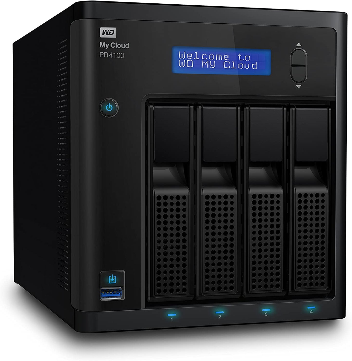 Western digital WD 56TB My Cloud Pro Series PR4100 Network Attached Storage - NAS - WDBNFA0560KBK-NESN 56TB Storage