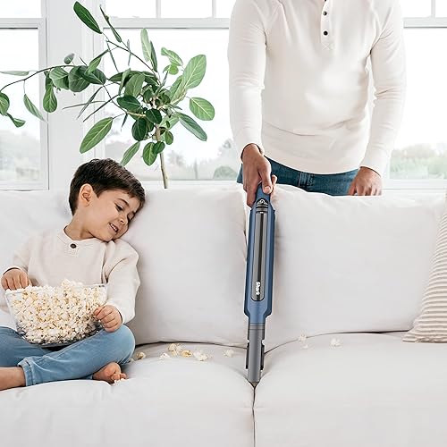 Shark WS640C WANDVAC System Ultra-Lightweight Powerful Cordless 3-in-1 Stick Vacuum Blue Jean