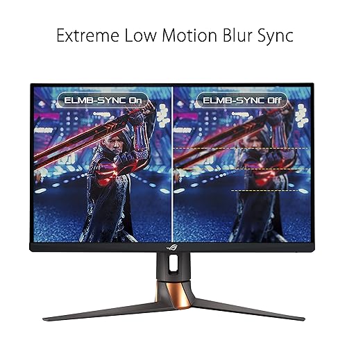 ASUS ROG Swift 27” 4K Gaming Monitor (PG27UQR) - UHD (3840 x2160), Fast IPS, 160Hz (Above 144Hz), 1ms, FreeSync Premium Pro, Variable Overdrive, DisplayPort, HDMI, DisplayHDR 600, 96% DCI-P3