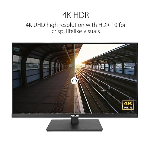 ASUS 27” 4K Business Monitor (VA27UQSB) - UHD (3840 x 2160), IPS, Frameless, HDR10, DisplayPort, Dual HDMI, Speakers, Eye Care, Ergonomic, pivot, swivel, height adjustable, DisplayWidget, 3yr warranty