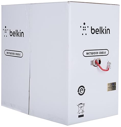 Belkin CAT6 Stranded Bulk Cable * 4PR;24AWG; 1000 RED (A7J704-1000-RED)