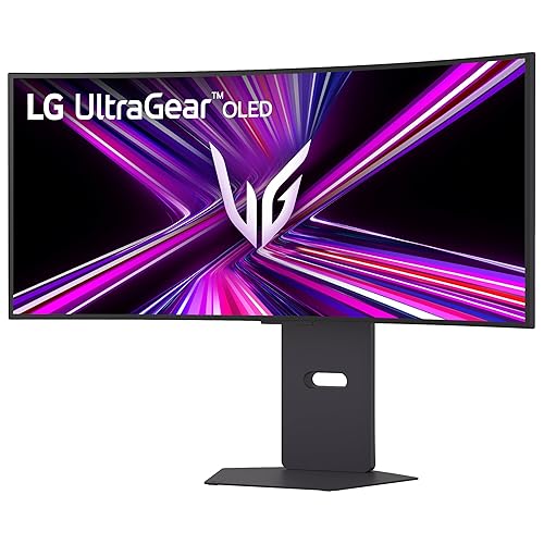 LG Ultragear™ 34GX900A 34" OLED WQHD Curved Gaming Monitor – 240Hz, 0.03ms, USB-C 65W PD, HDMI 2.1, G-SYNC, FreeSync Premium Pro