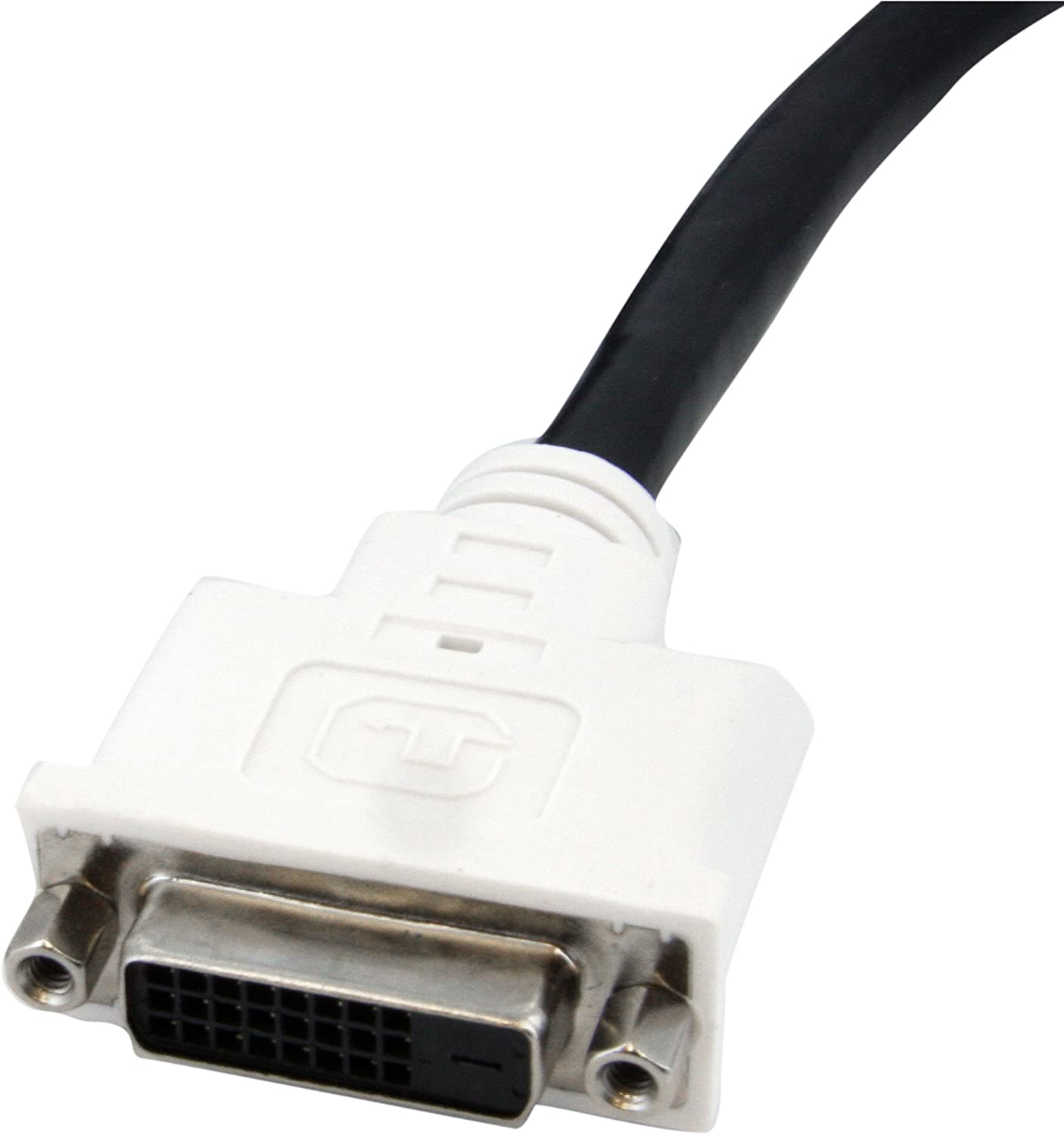 StarTech.com DVI Extension Cable - 10 ft - Dual Link - Male to Female Cable - 2560x1600 - DVI-D Cable - Computer Monitor Cable - DVI Cord (DVIDDMF10) 10 ft / 3m
