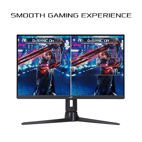 ASUS ROG Strix 27” 1080P Gaming Monitor (XG276Q) - Full HD, IPS, 170Hz, 1ms, Extreme Low Motion Blur, FreeSync Premium Technology, DisplayPort, HDMI, Tripod Socket for Webcam, DisplayHDR400, Black