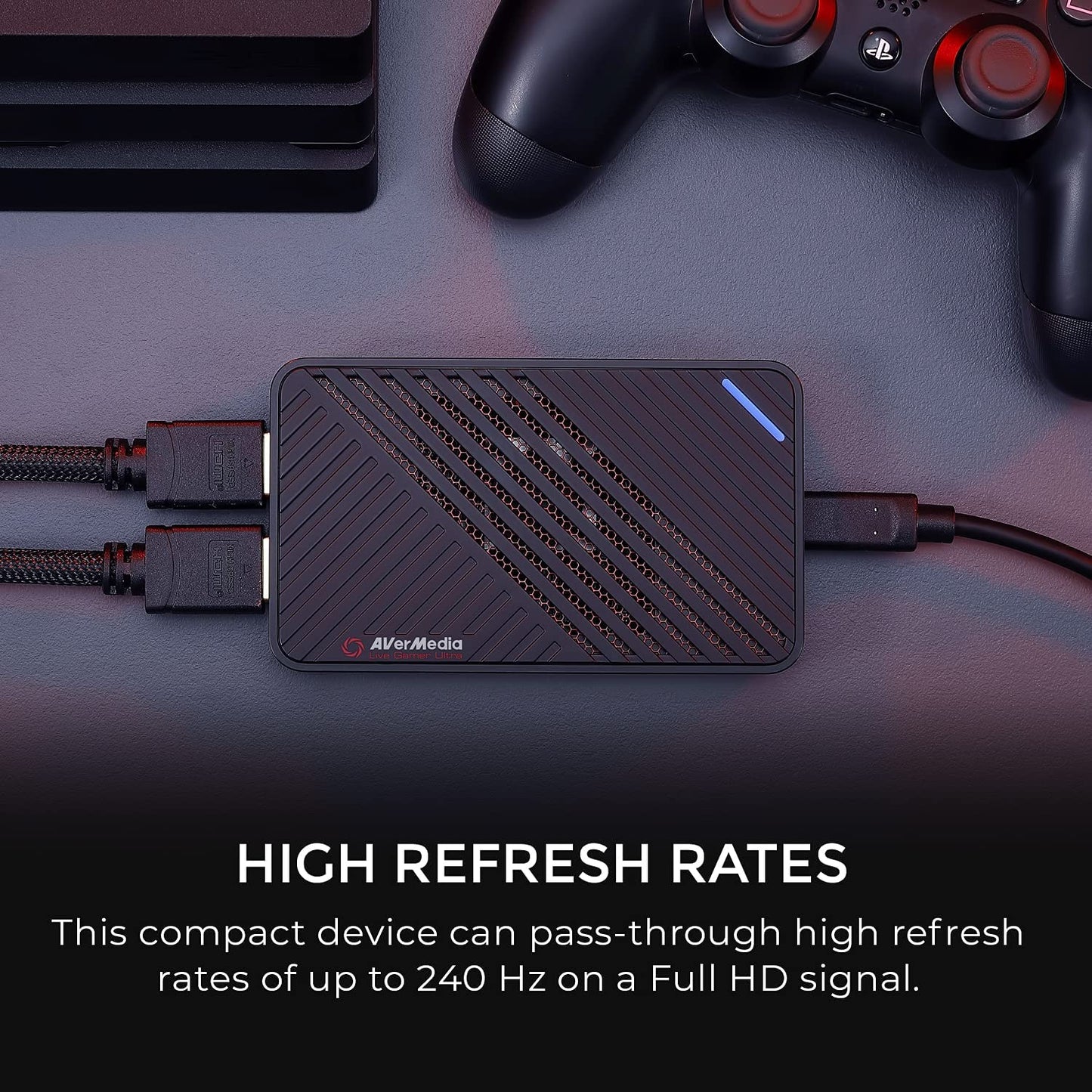 AVerMedia Live Gamer ULTRA GC553 – 4K60 HDR Pass-Through, 4K30 Capture Card, Ultra-Low Latency for Broadcasting and Recording Xbox series x/s, PS5, Switch, Windows 11/ macOS 10.13