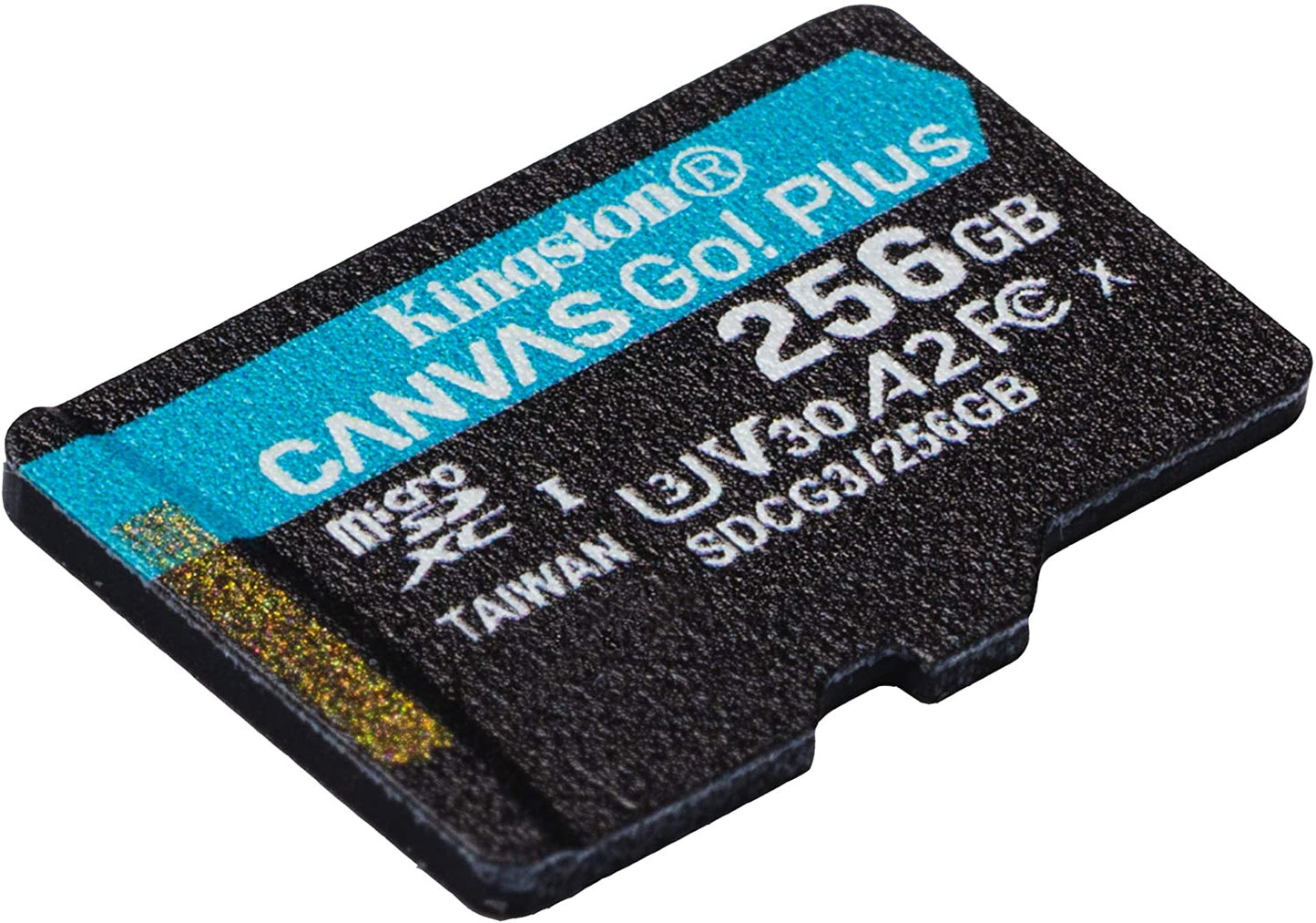 Kingston 256GB microSDXC Canvas Go Plus 170MB/s Read UHS-I, C10, U3, V30, A2/A1 Memory Card + Adapter (SDCG3/256GB) microSD Card 256GB Faster (Up to 170 MB/s) Single