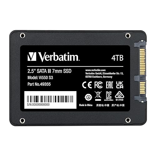 Verbatim VI550 SATA III 2.5" SSD 4TB