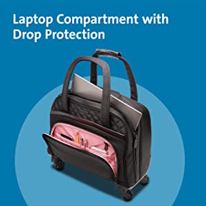 Kensington Contour 2.0 Executive Balance Laptop Spinner — 15.6” (K60380WW), Black 15.6 Inch Laptop Spinner