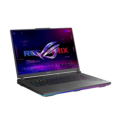 ASUS ROG Strix G16 (2023) Gaming Laptop, 16” Nebula Display 16:10 QHD+ 240Hz, GeForce RTX 4060, Intel Core i9-13980HX, 16GB DDR5, 1TB PCIe SSD, Wi-Fi 6E, Windows 11, G614JV- DB91-CA