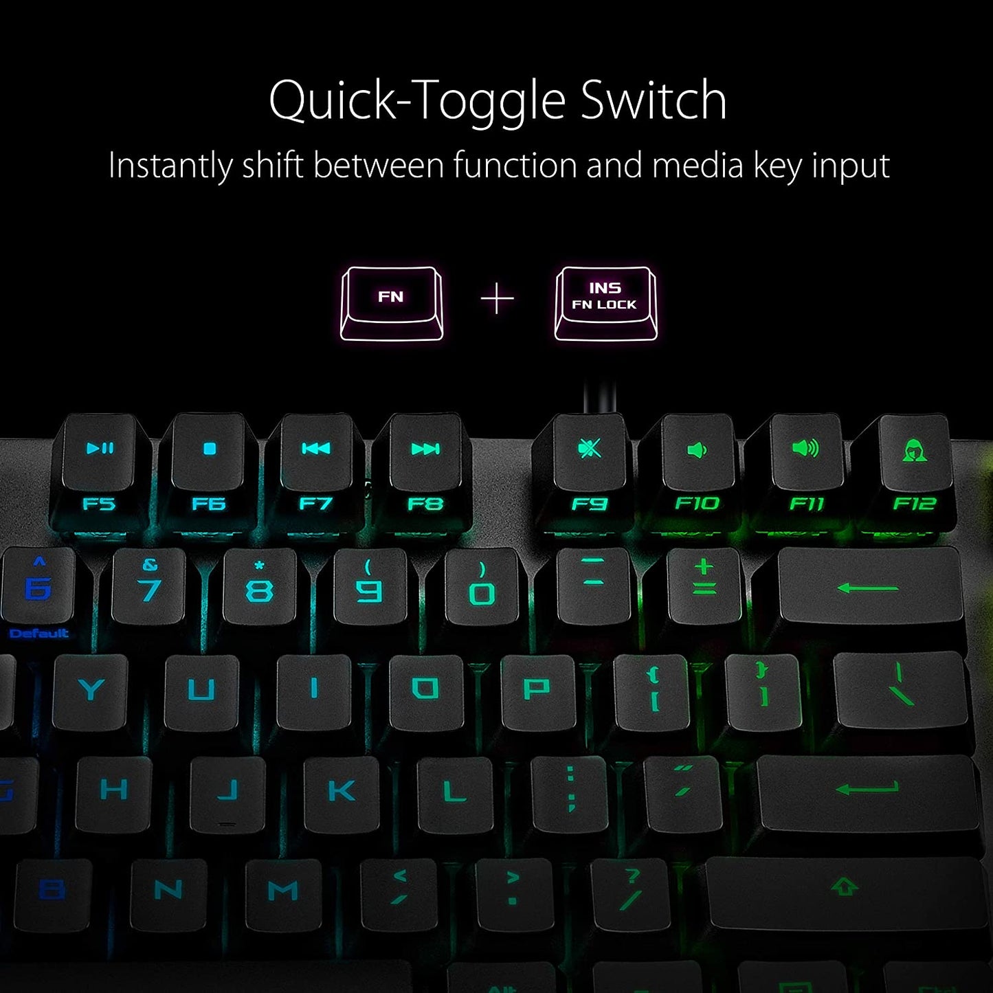 ASUS ROG Strix Scope RX Gaming Keyboard | ROG RX Optical Mechanical Blue Switches, Programmable Macro, Aura Sync RGB Lighting, USB 2.0 Passthrough, IP57 Waterproof & Dust Resistance, Alloy Top Plate ROG Blue Optical Switches