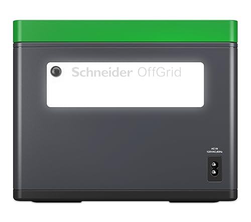 Schneider OffGrid Portable Power Station 738W / 728Wh Portable Solar Generator for Camping or Home, PPS730, Wireless phone charger, solar generator options 738Wh