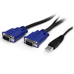 StarTech.com 16 Port Rackmount USB KVM Switch Kit with OSD and Cables - 1U (SV1631DUSBUK) USB | Cables Included