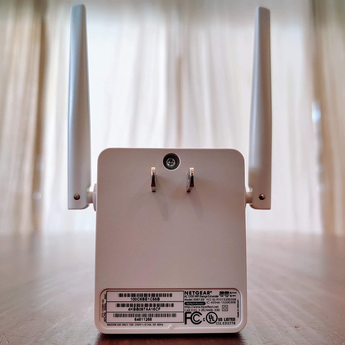 NETGEAR EX6120-100CNS AC1200 Wi-Fi Range Extender - Essentials Edition