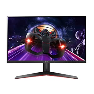 LG 24MP60G-B 24" Full HD (1920 x 1080) IPS Monitor with AMD FreeSync and 1ms MBR Response Time, and 3-Side Virtually Borderless Design - Black 24 Inches