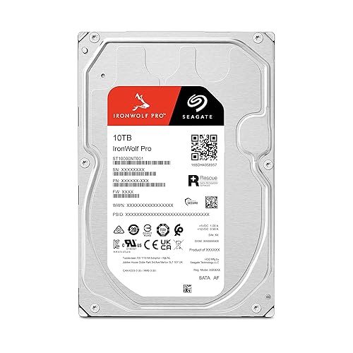 Seagate IronWolf Pro ST10000NT001 Internal Hard Drive 3.5 10000 GB