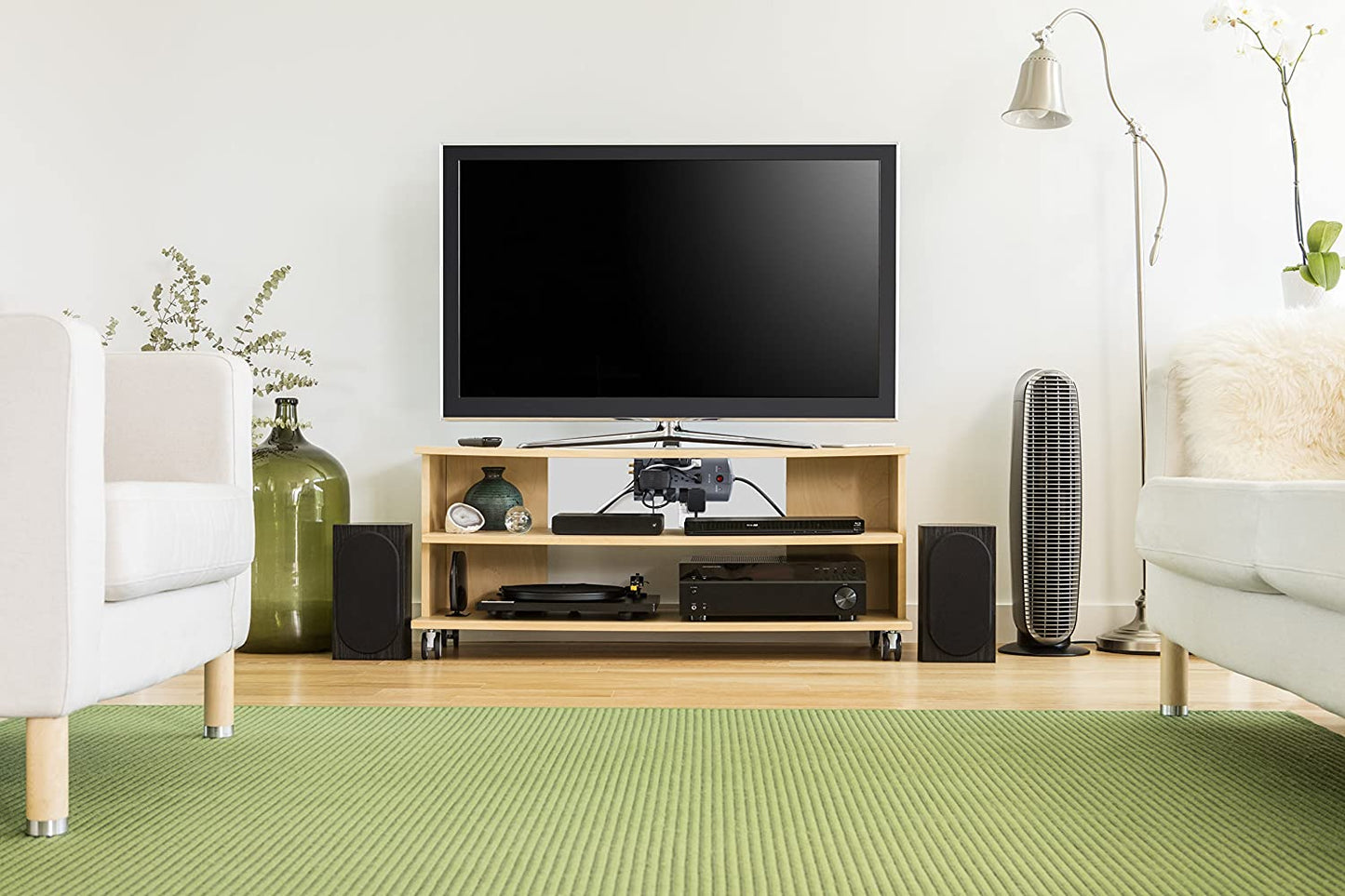 Belkin Surge Power Strip Protector - 8 Rotating & 4 Stationary AC Multiple Outlets - 8 ft Long Heavy Duty Extension Cord Flat Pivot Plug for Home, Office, Travel, Desktop & Charging Brick, 4320 Joules Phone Protection Power Strip 12-Outlet