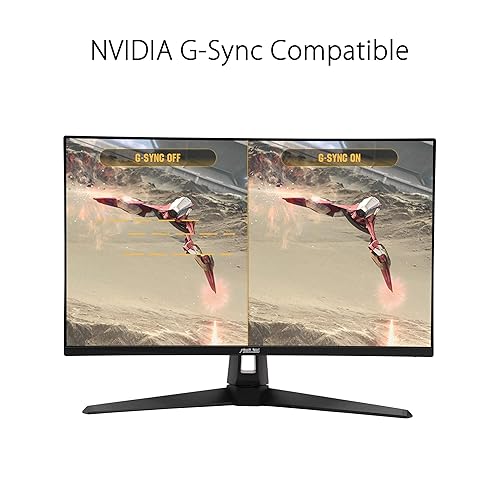 ASUS TUF Gaming 27" 2K HDR Monitor (VG27AQ1A) - QHD (2560 x 1440), IPS, 170Hz (Supports 144Hz), 1ms, Extreme Low Motion Blur, Speaker, G-SYNC Compatible, VESA Mountable, DisplayPort, HDMI 27" IPS QHD 1ms 170Hz G-SYNC