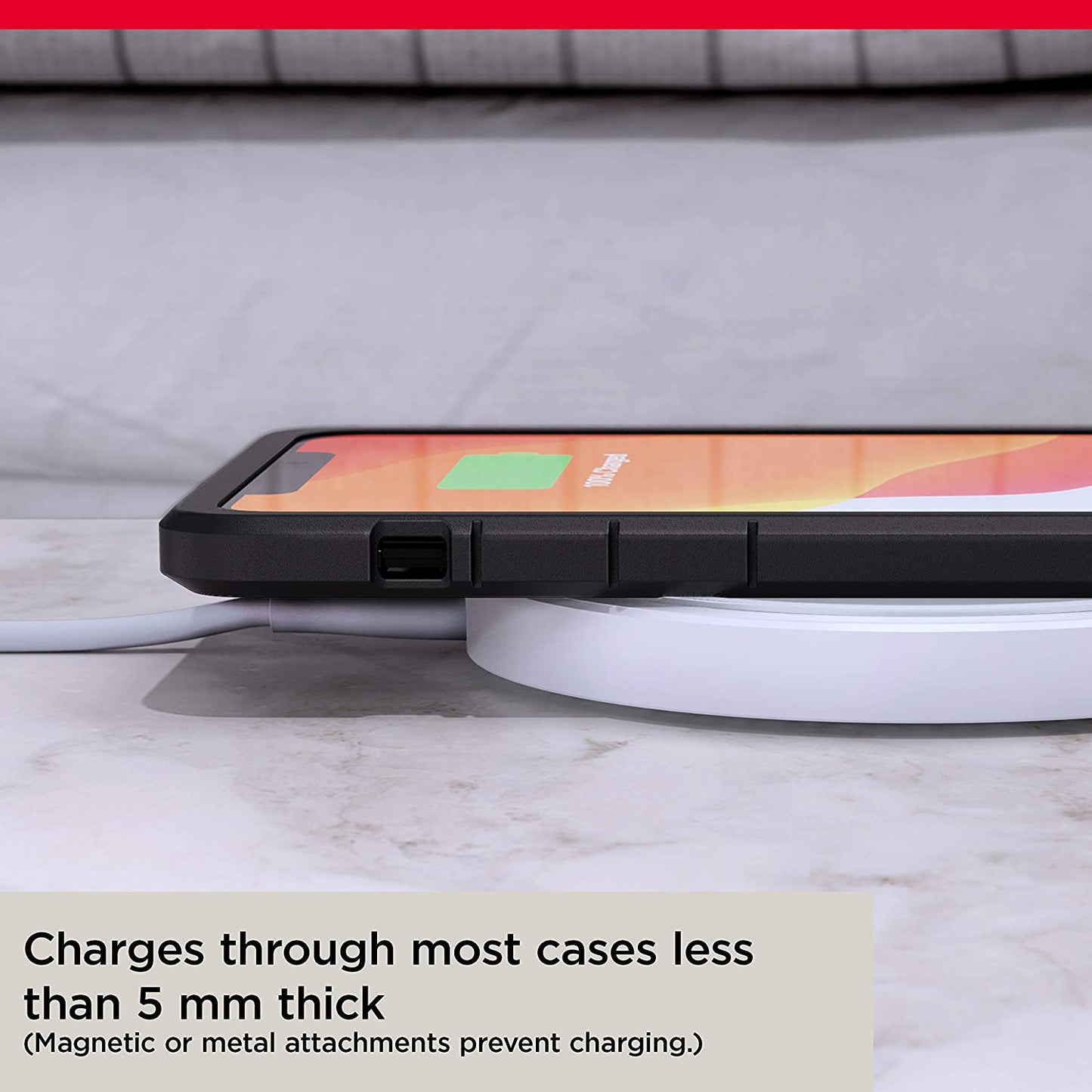 SanDisk Ixpand Wireless Charger 15W (includes Quick Charge adapter + USB Type-C cable) - Wireless charging pad for Qi-compatible smart phones and devices - SDIZB0N-000G-ANCLN Wireless Charger - w/ Adapter Charger Only (No storage)