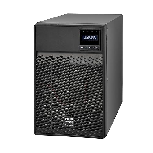 Tripp Lite SmartOnline 120V 2.2kVA 1.8kW Double-Conversion UPS, Tower, Extended Run, Network Management Card Slot, LCD, USB, DB9, 2 Year Warranty & $250,000 Insurance (SU2200XLCD)
