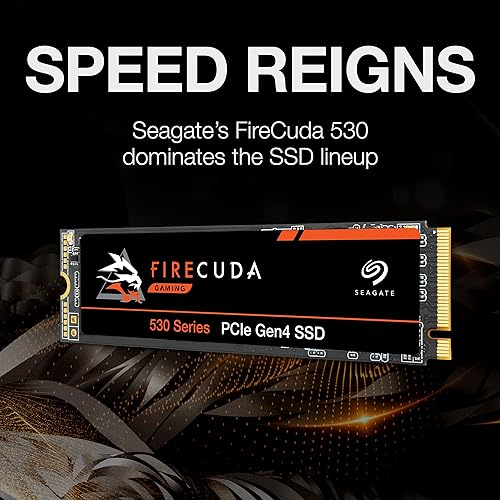 Seagate FireCuda 530 M.2 1000 GB PCI Express 4.0 3D TLC NVMe