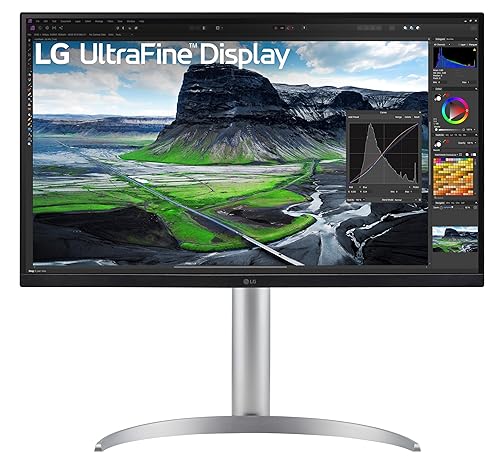 LG UltraFine 27UQ850V-W 27" Class 4K UHD LED Monitor - 16:9 - Textured Black - 27" Viewable - In-plane Switching (IPS) Black Technology - LED Backlight - 3840 x 2160 - 1.07 Billion Colors - FreeSync - 500 cd/m² - 5 ms - Speakers - HDMI - DisplayPort