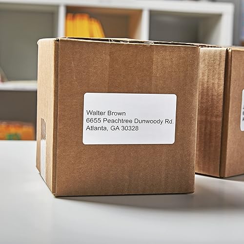 DYMO LW Shipping Labels | 2-1/8" x 4" (54 x 104mm) | Black Print on White Labels | for LabelWriter Label Printers | 1 Roll of 220 2 1/8'' x 4'' Standard Shipping Labels Standard Packaging