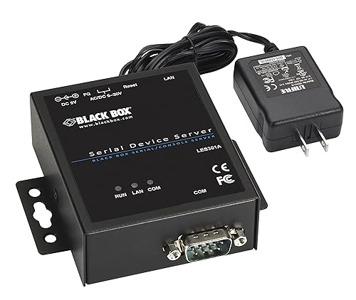 Black Box LES301A-KIT 1-Port 10/100 Device Server - RS-232/422/485