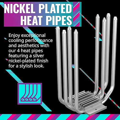 Cooler Master Hyper 212 Spectrum V3 CPU Air Cooler, ARGB Sync, 120mm PWM Fan, 4 Copper Direct Contact Heat Pipes, 152mm Tall, Brackets AMD Ryzen AM5/AM4, Intel LGA1700/1200 (RR-S4NA-17PA-R1)