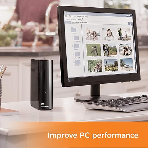 WD 6TB Elements Desktop External Hard Drive, USB 3.0 external hard drive for plug-and-play storage - WDBWLG0060HBK-NESN 6TB Desktop