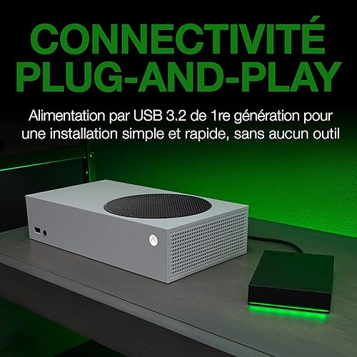 Seagate Game Drive for Xbox, 4 TB, External HDD, for Xbox One, 2 Years Rescue Services (STKX4000400)