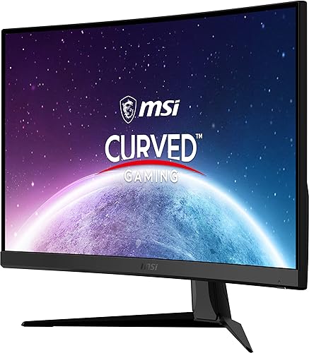 MSI G27C4X 27 Curved Gaming Monitor, 1920 x 1080 (FHD), 1ms, 250Hz, FreeSync, HDMI, DisplayPort, Anti-Flicker, Anti-Glare, HDR Ready,Black 27 G27C4X