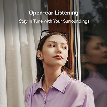 HUAWEI FreeClip, Groundbreaking Aesthetic Design, Feather-Light Wearing, Open-Ear Listening, AI Crystal-Clear Call, Long Battery Life, Dual-Device Connections, Black, Buy one get one Free Band8 FreeClip Black + Huawei Band 8
