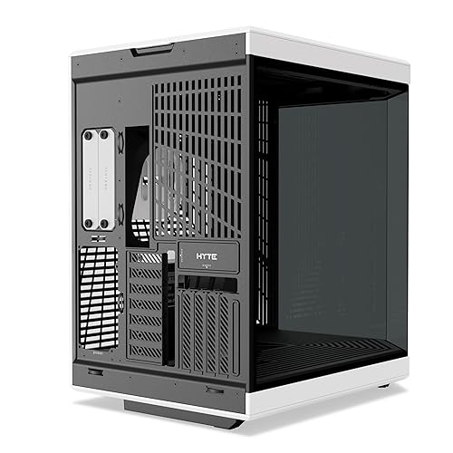 HYTE Y70 Dual Chamber ATX Mid Tower Modern Aesthetic Case - White/Black
