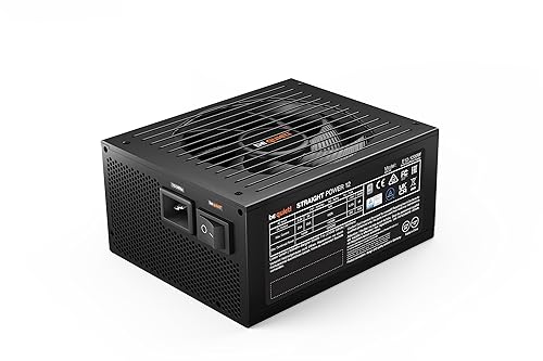 be quiet! BN517 Straight Power 12-1200w 80 Plus Platinum, ATX 3.0, Modular Power Supply, for PCIe 5.0 GPUs and GPUs with 6+2 pin connectors, Silent 135mm be quiet! Fan - BN517 1200W Platinum ATX3.0