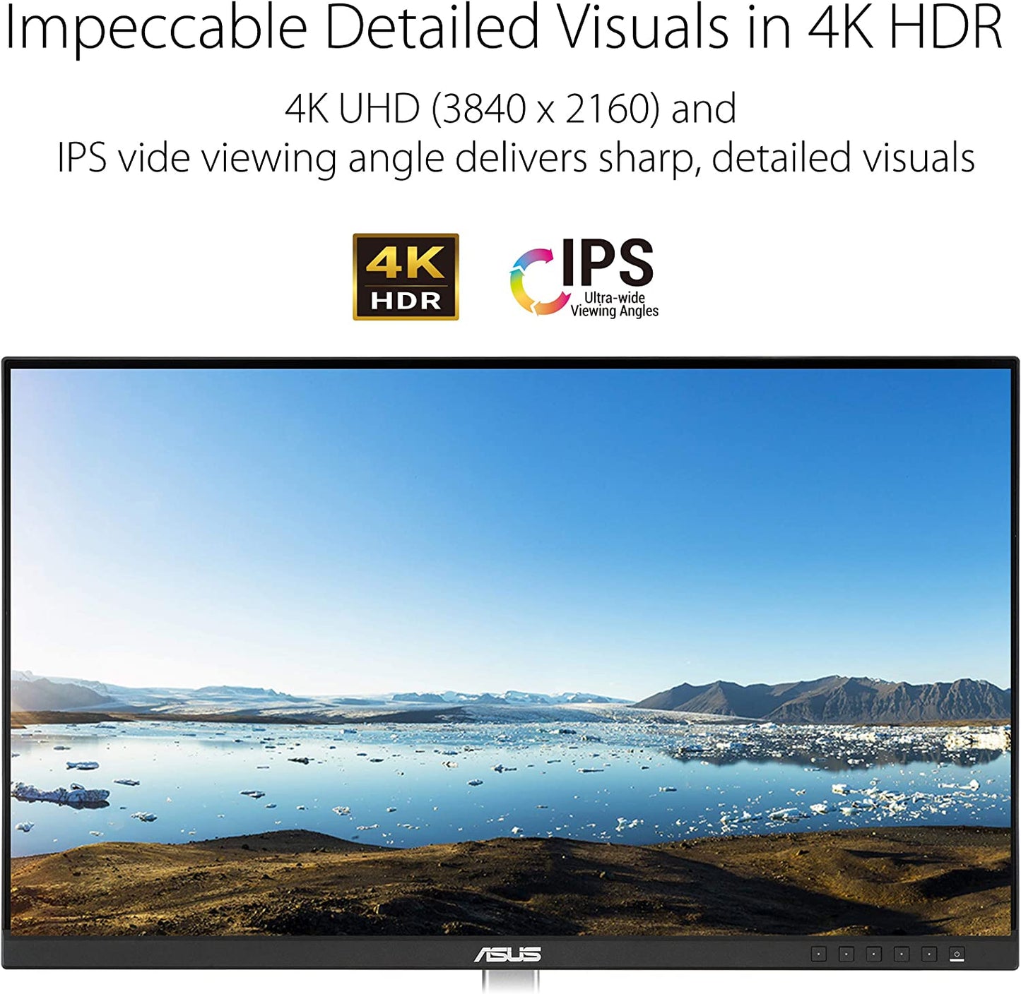 ASUS ProArt Display PA279CV 27” 4K HDR UHD (3840 x 2160) Monitor, IPS, 100% sRGB/Rec. 709, ?E < 2, USB-C DisplayPort HDMI USB hub, Calman Verified, Eye Care, Tilt Pivot Swivel Height Adjustable 27" IPS 4K HDR USB-C HDMI USB hub