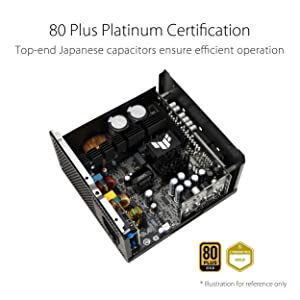 ASUS TUF Gaming 750W Gold (750 Watt, Fully Modular Power Supply, 80+ Gold Certified, ATX 3.0 Compatible, Military-Grade Components, Dual Ball Bearing, Axial-tech Fan, PCB Coating, 10 Year Warranty)
