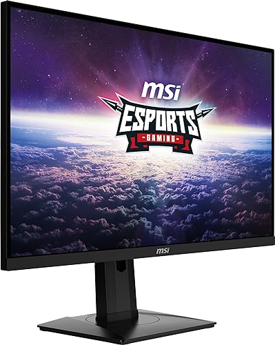 MSI G274QPX, 27 Gaming Monitor, 2560 x 1440 (QHD), Rapid IPS, 1ms, 240Hz, G-Sync Compatible, HDR 400, HDMI, Displayport, Tilt, Swivel, Height Adjustable, Pivot,Black