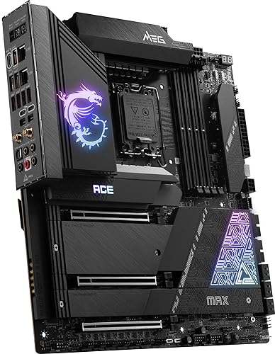 MSI MEG Z790 ACE MAX Gaming Motherboard (Supports 12th/13th/14th Gen Intel Processors, LGA 1700, DDR5, PCIe 5.0, M.2, 2.5Gbps LAN, USB 3.2 Gen2, Wi-Fi 7, Thunderbolt, E-ATX)