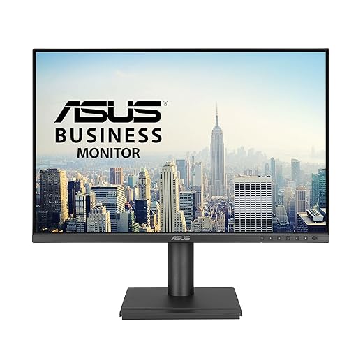 ASUS 24” Docking Monitor (BE248CFN) – WUXGA (1920x1200), IPS, 100Hz, Frameless, USB-C Docking, RJ45, Speakers, Height Adjustable, HDMI, Daisy-Chain, Eye Care, Wall Mountable