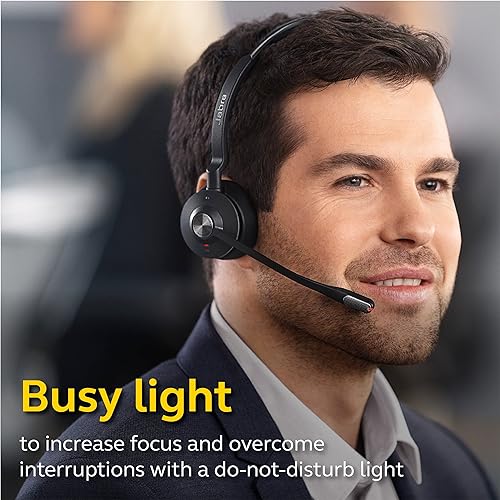 Jabra Engage 65 Wireless Headset, Mono – Telephone Headset with Industry-Leading Wireless Performance, Advanced Noise-Cancelling Microphone, Call Center Headset with All Day Battery Life Engage 65 Mono
