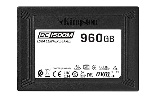 Kingston Technology DC1500M U.2 Enterprise SSD 960 GB PCI Express 3.0 3D TLC NVMe