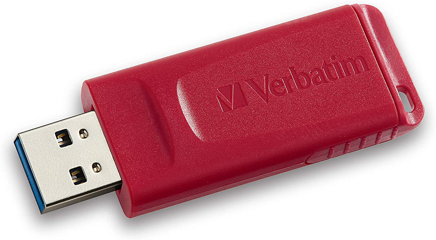 Verbatim 32GB Store 'n' Go USB Flash Drive - PC / Mac Compatible - Red 32 GB