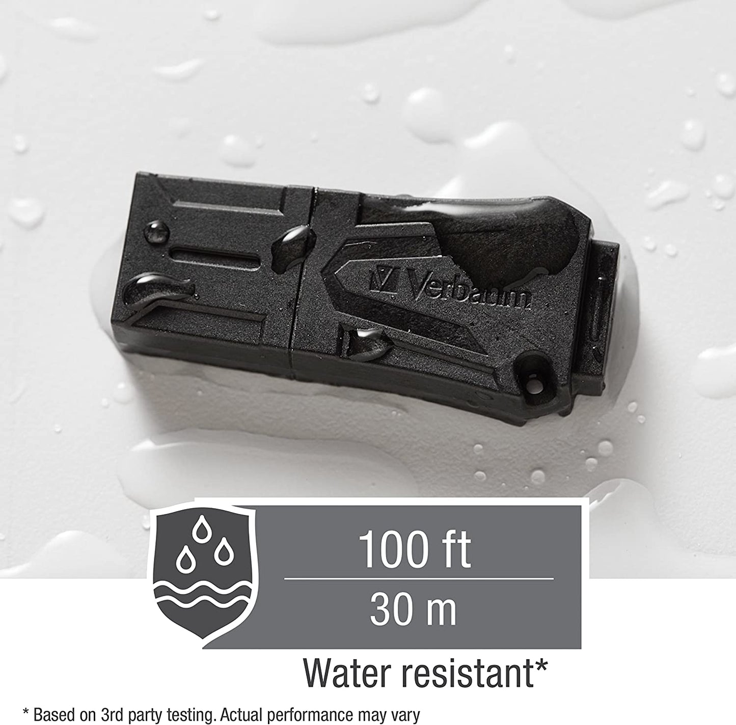 Verbatim 32GB ToughMAX USB 2.0 Flash Drive - Extremely Durable Thumb Drive - Black