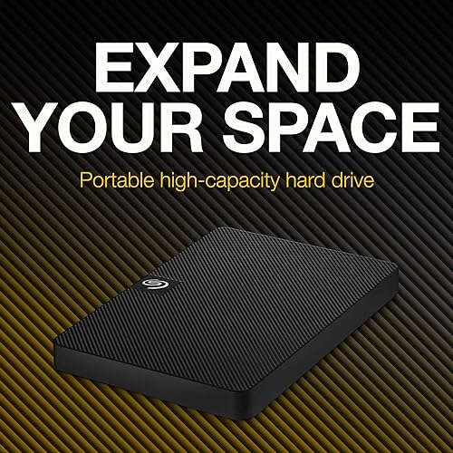 Seagate Expansion STKM2000400 2TB Portable Hard Drive, External, Black