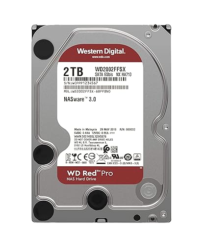 Western Digital WD2002FFSX Red Pro 2TB NAS Internal Hard Drive