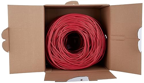 Belkin CAT6 Stranded Bulk Cable * 4PR;24AWG; 1000 RED (A7J704-1000-RED)
