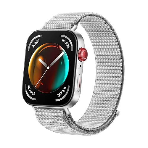 HUAWEI Watch FIT 3,1.82" AMOLED Display ,Ultra-Slim Design,All-Round Fitness Management,Comprehensive Health Managment,Durable Battery Life,Compatible with iOS & Android, Grey Watch Fit 3 Grey