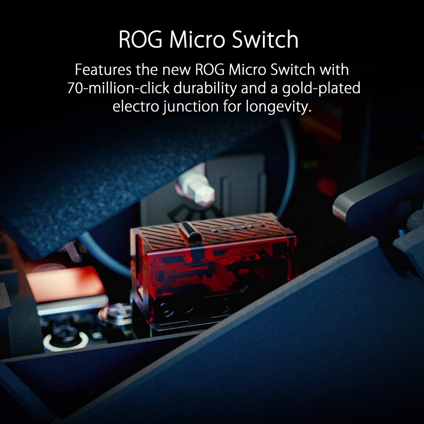ASUS ROG Keris Ultra Lightweight Wired Gaming Mouse | Tuned ROG 16,000 DPI Sensor, Hot-Swappable Switches, PBT L/R Keys, Swappable Side Buttons, ROG Omni Mouse Feet, ROG Paracord & Aura Sync RGB Ultra Light-Weight