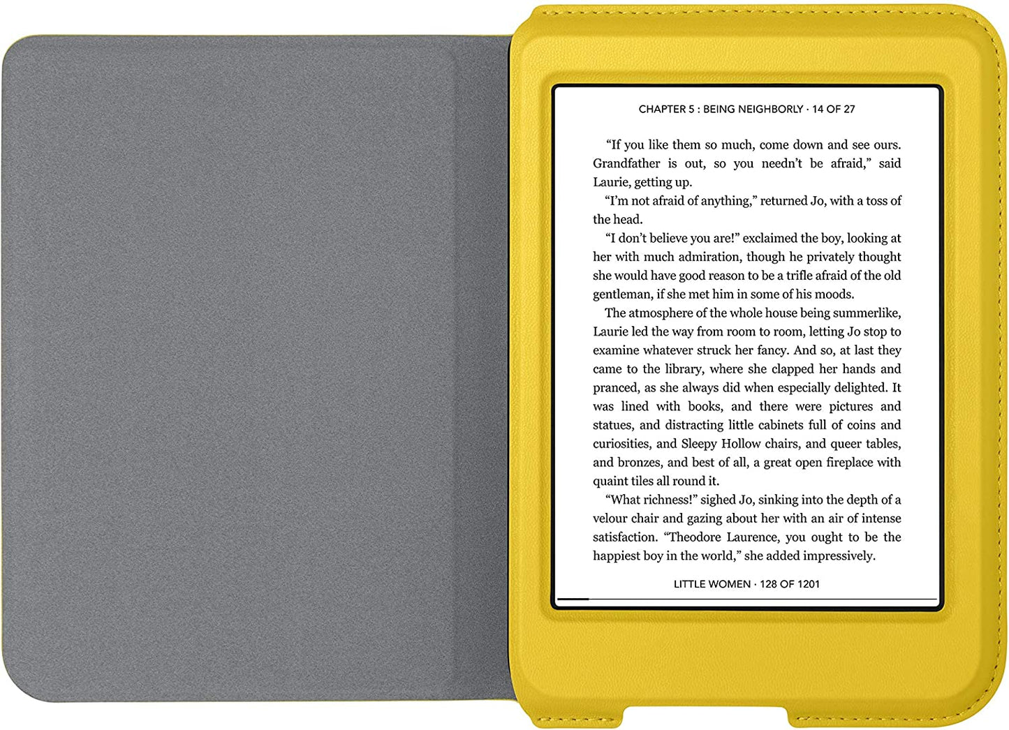 Kobo Nia SleepCover Case, Lemon